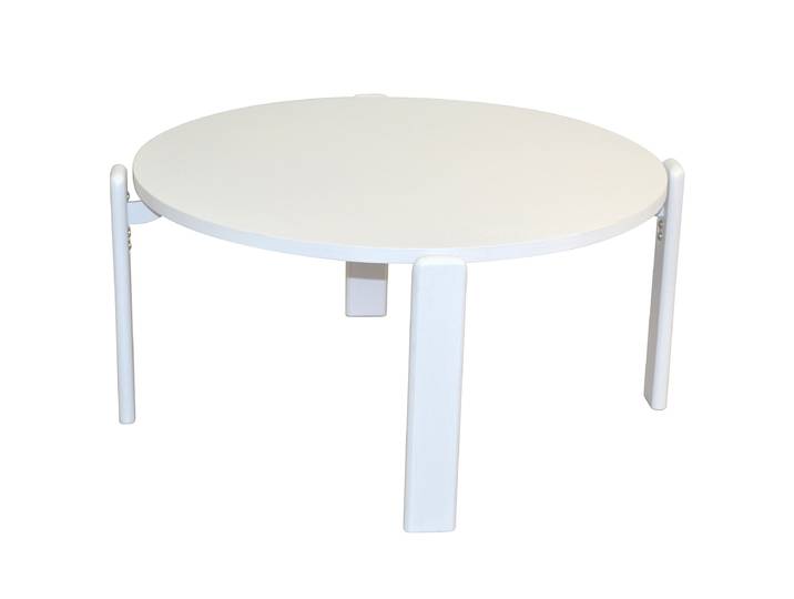 Couchtisch Khawasai Ø 76cm Weiß/Weiß