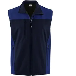 Softshellweste "BASIC" - XL - hydronblau/kornblau