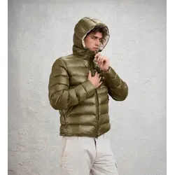 Blauer für Herren. 26WBLUC02054 Öko-Steppjacke Adams olivgrün (XL), Lässig, Polyamid