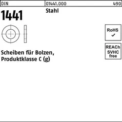 Scheibe DIN 1441 f.Bolzen 13x 25x 3 Stahl 500 Stück