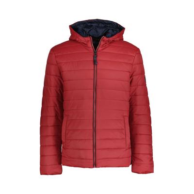 Steppjacke LERROS "Leichte Steppjacke", Herren, Gr. XXL, rot, 100% Polyester, Jacken Steppjacke, Jacke im Steppdesign, Temperaturbeständig, Eingriffstaschen