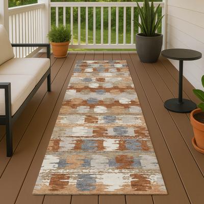 Addison Rugs Machine Washable Indoor/ Outdoor Abstract Palisade Chantille Rug