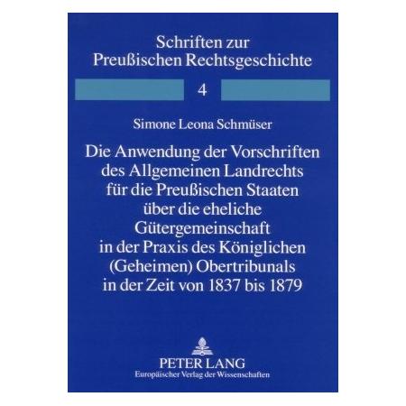 Peter Lang Schmüser:Die Anwendung der Vorschriften (Softcover, Simone Leona Schmüser) (56024821)