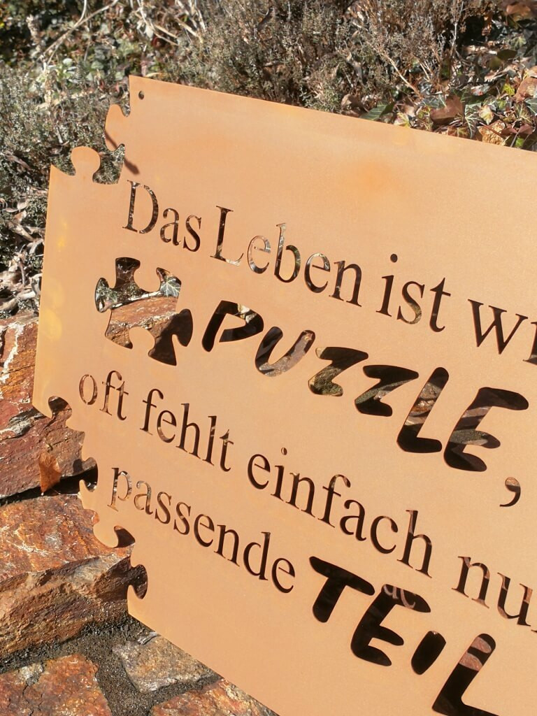 Ferrum Art Design Gedichtentafel Puzzel voor volwassenen