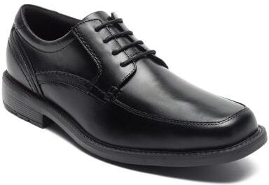Rockport Style Leader 2 Apron Toe (Men's) Dress Shoes in Black Leather, Size 12 M