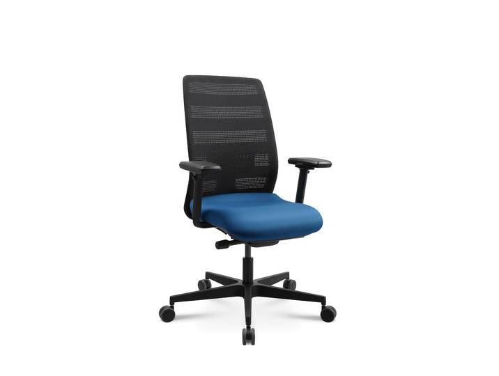Tradingzone Air 3 Office Chair with 3D Armrests, Blue, New, Ergonomic Chair—Ideal for Flexible Work