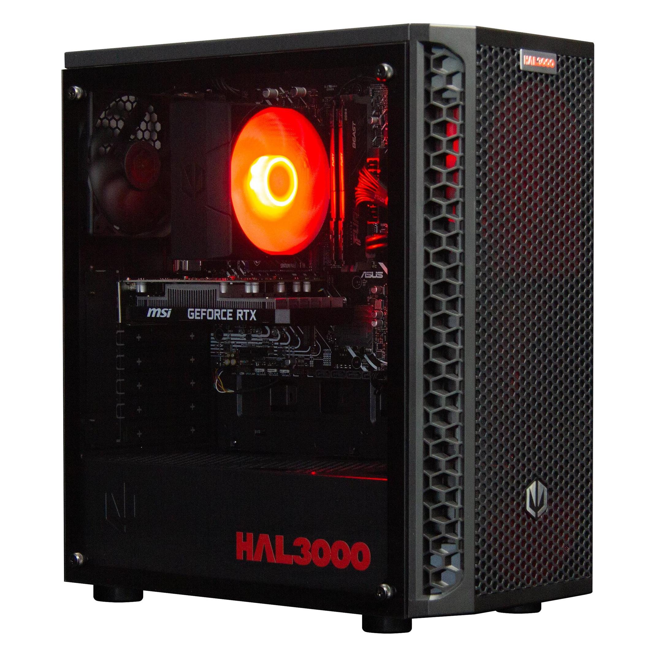 Hal 3000 HAL3000 Mega Gamer Pro schwarz / Intel i5-12400F / 16 GB / RTX 3050 3 GB / 1 TB PCIe SSD / W11H (1000 GB, 16 GB, GeForce RTX 3050 Ti Max-Q) (PCHS2794)