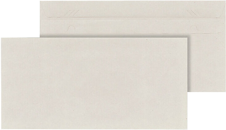 Briefumschläge, Recyclingpapier, Format DIN lang, VE 1000 Stk, ab 5 VE ratioform economy