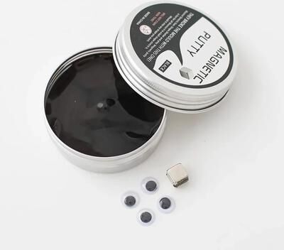Inspire Select Magnetic Putty Stress Relief Toy For Creative Fidget Play And DIY Sculpting black