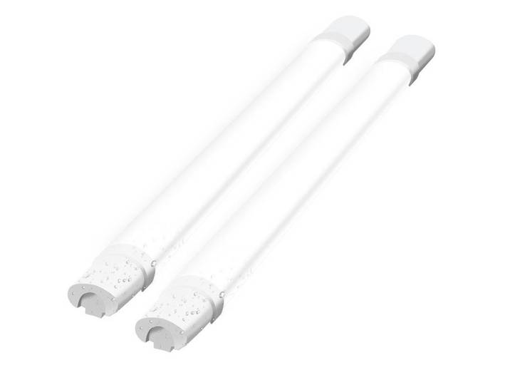 Nettlife Led-Deckenleuchte Macaulay(2er-set) 5.8/90/3.5cm, Weiß, Kunststoff, LED integrated, 5.8x3.5x90 cm, Lampen & Leuchten, Innenbeleuchtung, Deckenleuchten, Deckenleuchten