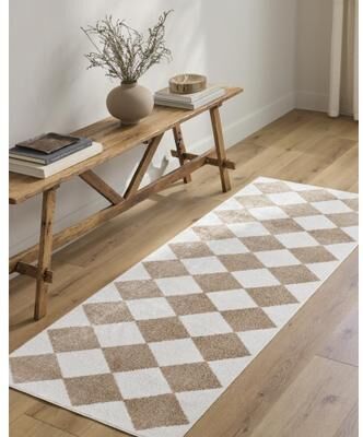 Livabliss Lillian Modern & Contemporary Checkered Indoor/Outdoor Area Rug