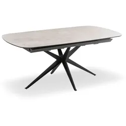[de]sign & more Esstisch mit Auszug Dijon 180/230 x 98 cm Keramik Grau