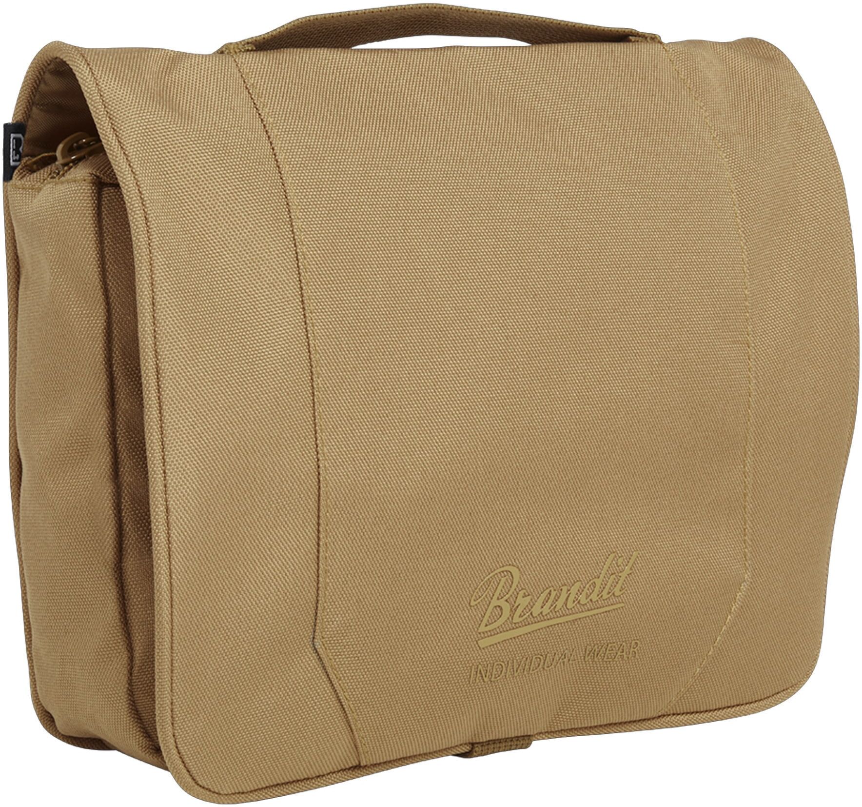 Gürteltasche BRANDIT "Brandit Accessoires Toiletry Bag large", Gr. onesize, beige (camel), Polyester, unifarben, Taschen Gürteltasche