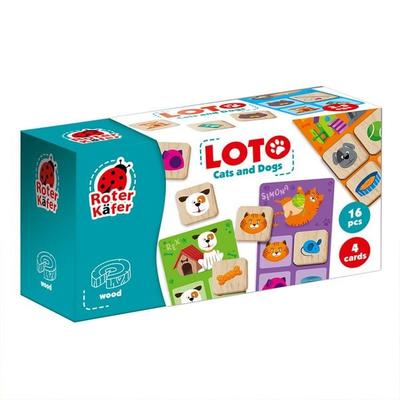 Lernspiel Lotto Katzen und Hunde