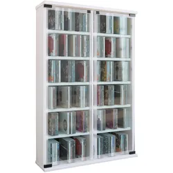 CD-Regal Galerie ca. 60x92 cm Weiß
