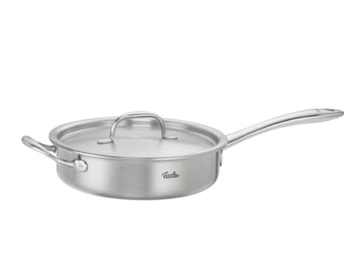 Fissler M5 Pro-Ply® Sauteuse 24 cm mit Metalldeckel – Made in Germany, 5-lagiges Pro-Ply™ Mehrschichtmaterial, rivet-free®, Premium-Edelstahl, Induktion