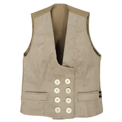 Damen Zunftweste Genuacord "HILDE" - 34 - beige