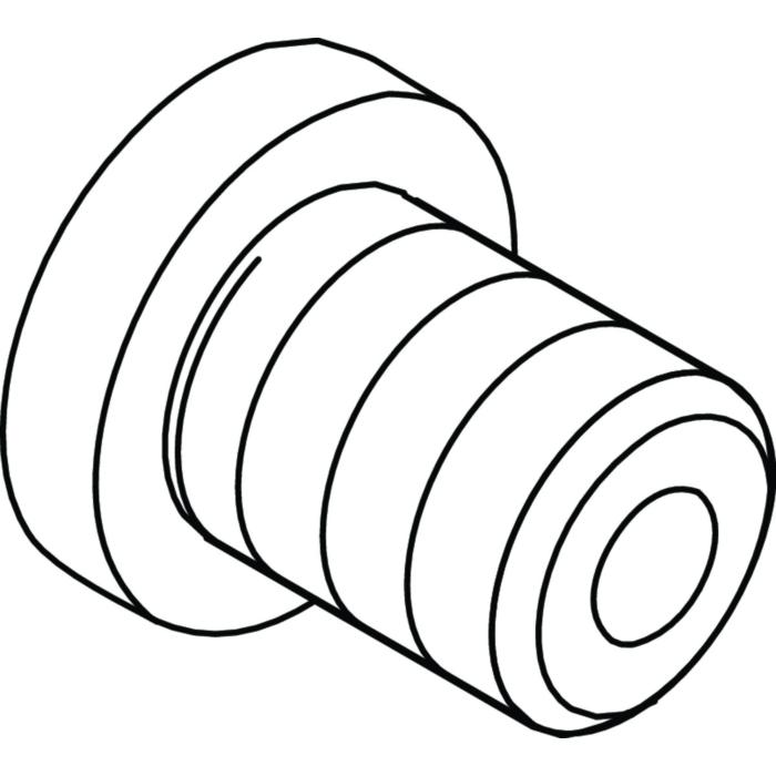 Ideal Standard Befestigungsschraube M6, A960201, A960201AA Chrom