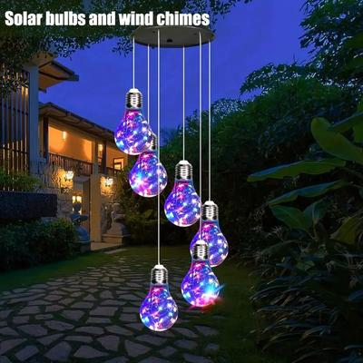 Uplift Picks Solar Color Changing Wind Chime Lights For Charming Outdoor Garden Decor Solar Color Changing Wind Chime Lights For Charming Outdoor Garden Decor