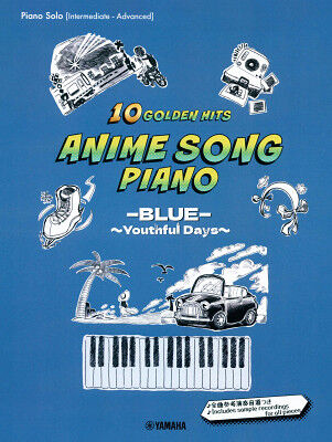 Yamaha Music Entertainment Anime Golden Hits Piano Blue