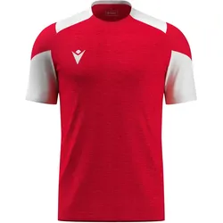 Macron, Jungen, Sportshirt, Golem (128), Weiss, Rot