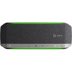 HP Poly Sync 40-M Microsoft Teams-zertifizierte USB-A USB-C Freisprecheinrichtung, Konferenzgerät, Silber