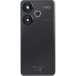 Xiaomi Ersatzteil Rückseite (Abdeckung, Xiaomi Poco F6), Mobilgerät Ersatzteile, Schwarz