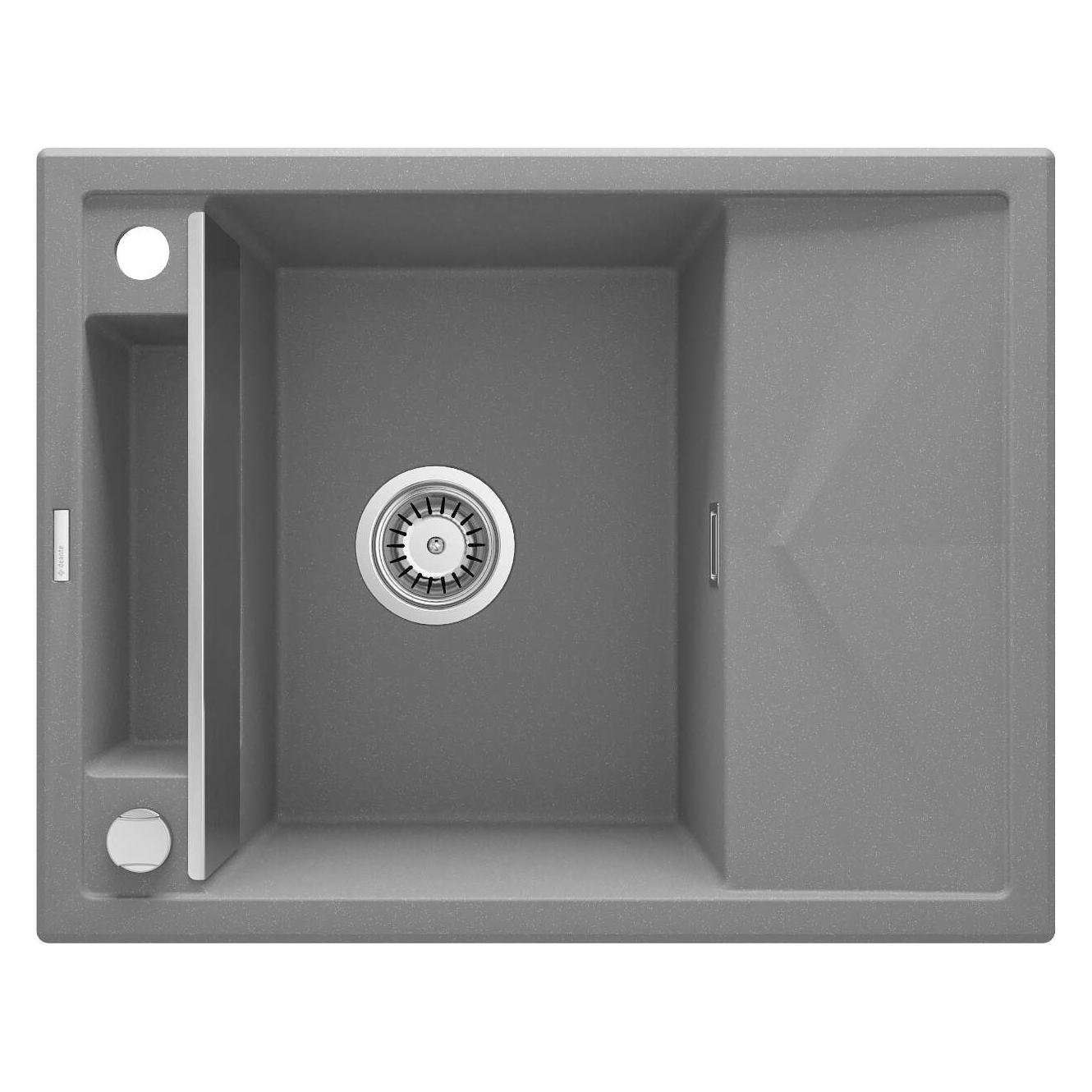 Deante Zlewozmywak Magnetic granitowy magnetyczny 1-komorowy z ociekaczem (Spülbecken Zubehör) (ZRM S11A)