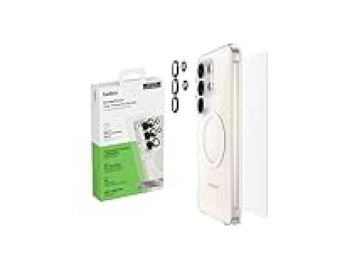 Belkin ScreenForce Titan 3 en 1 Lot d'Accessoires pour Samsung Galaxy S26 Ultra avec Protection d'Écran Antirayure, Coque de Protection Anti-Impact de Choc et Protections d'Objectifs, Antichute de 4m
