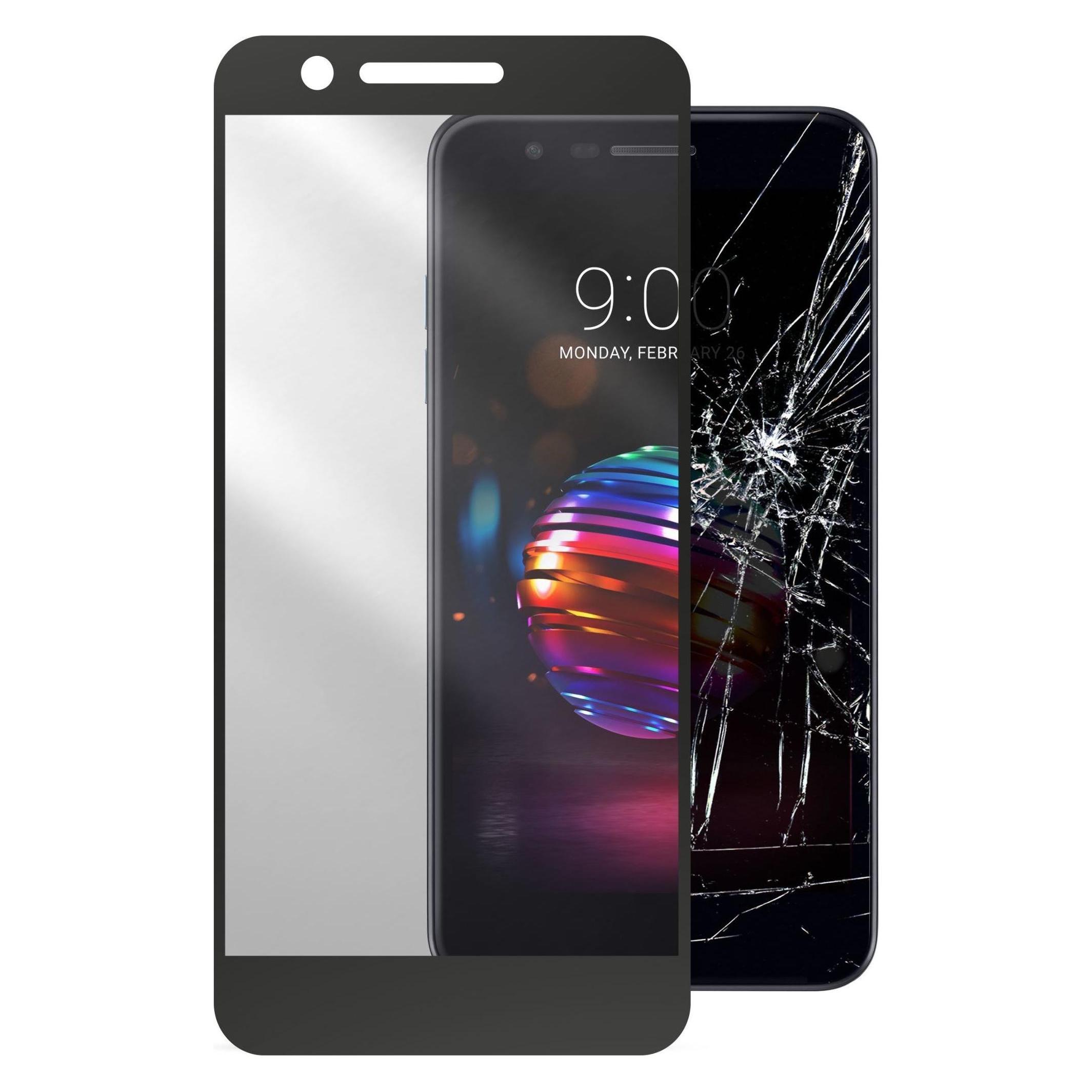 Cellularline Tempered glass for LG K11, black (1 Stk., LG K11) (8018080327537)