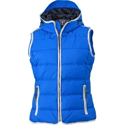 James & Nicholson Damen Bodywarmer 'Maritim' JN1075 nautic blue/white M