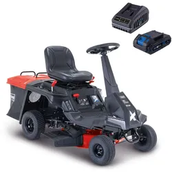 Scheppach Benzin-Aufsitzrasenmäher MR200-61 E Start 6 in 1