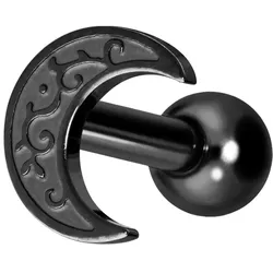 Titan Ohrpiercing mit Innengewinde MOND