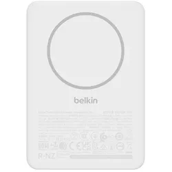Belkin BoostCharge Schlanke magnetische Powerbank 5K weiß