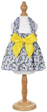 Inspired Finds BloomCharm Floral Pet Dress For Cats & Small Dogs yellow xs: 2.2 3.3 Lb