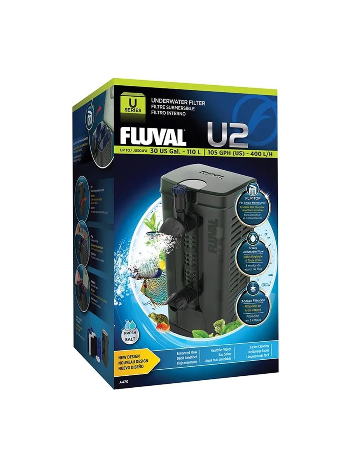 FLUVAL U2 Innenfilter f/45-110 L.