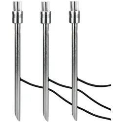 Elstead Lighting, Gartenbeleuchtung, Ambleside LED Aussen-Stehleuchten 3-fach Eloxiertes Aluminium IP54 (IP54)