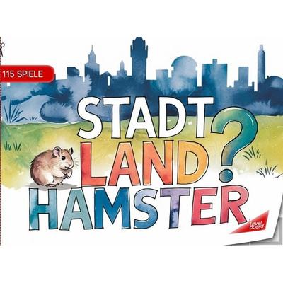 Stadt, Land, Hamster - 115 Spielblöcke, Taschenbuch von LevelBoard Spiele, LevelBoard Spiele, 978-3-693-19808-7