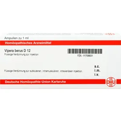 Vipera Berus D12 Ampullen 8 ML