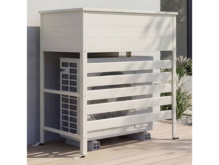 Mendler Verkleidung für Klimaanlage/Wärmetauscher HWC-P94 - grau-weiß