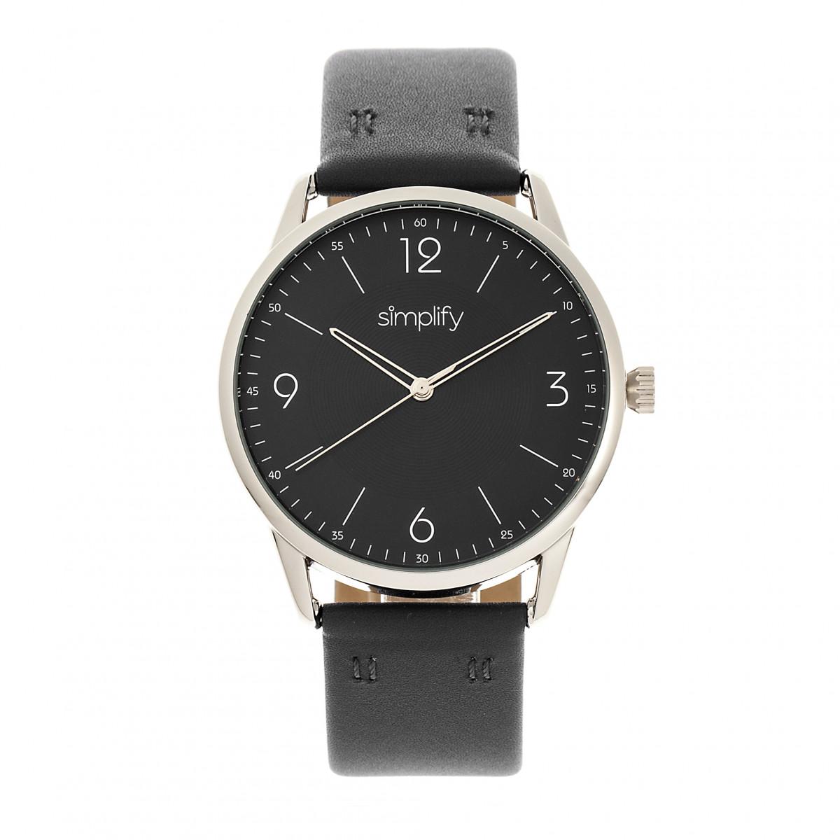 Vereinfachen Sie die 6300 Lederarmbanduhr