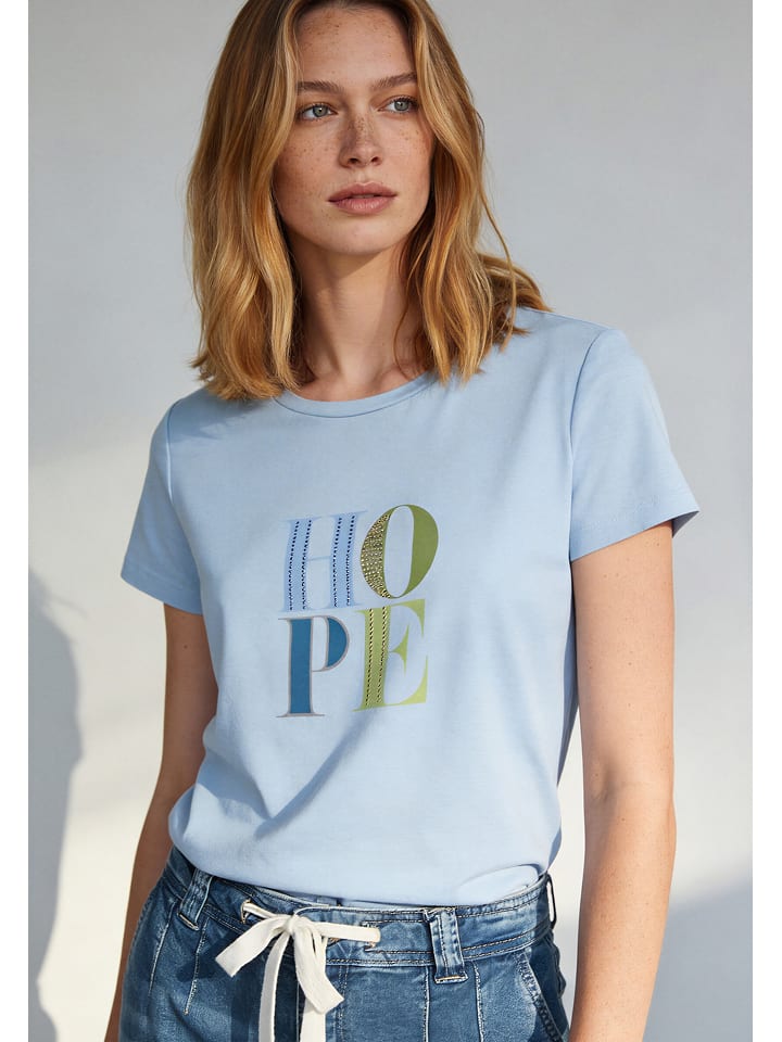 More & More Shirt in Hellblau - 36