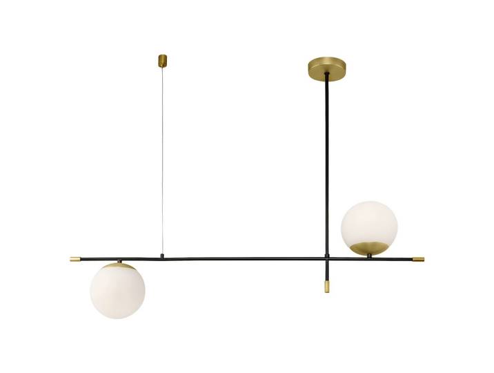 Pendelleuchte Nostalgia Schwarz/Gold max. 40 Watt