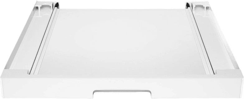Kit de superposición - LG DK2W, Pieza unión para lavadora y secadora con bandeja extraíble, Blanco