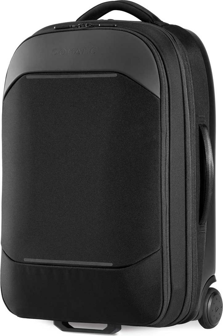 Robuster und kompakter Damen Reisetrolley in Schwarz, Carry-On-Format