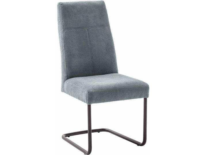 Carryhome Schwingstuhl, Jadegrün, Kufe, 50x102x63 cm, Stoffauswahl, Esszimmer, Stühle, Schwingstühle