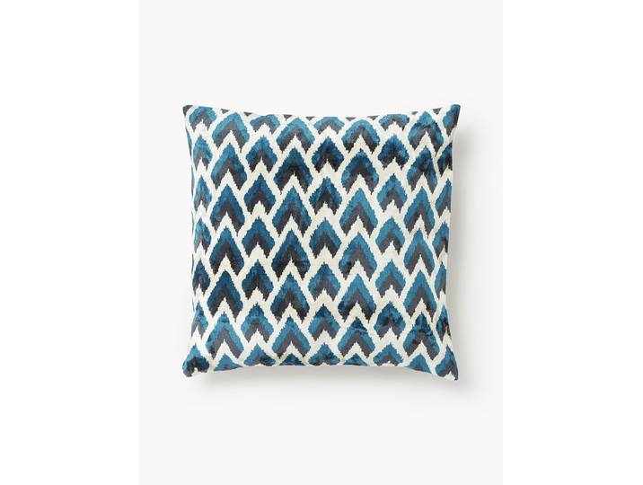 Housse de coussin avec motif jacquard tissé Heron
