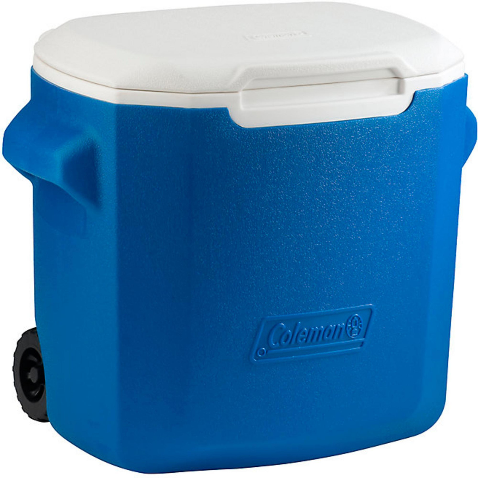 Coleman Performance koelbox op wielen, 28 liter, blauw/wit