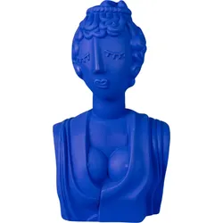 Magna Graecia Bust Poppea Kleine dekorative Figur blau aus Terrakotta