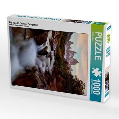 CALVENDO Puzzle Fitz Roy, El Chaltén, Patagonien | 1000 Teile Lege-Größe 64x48cm Foto-Puzzle für glückliche Stunden